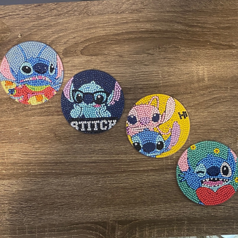 Stitch Kids Coaster Set - Multicolor